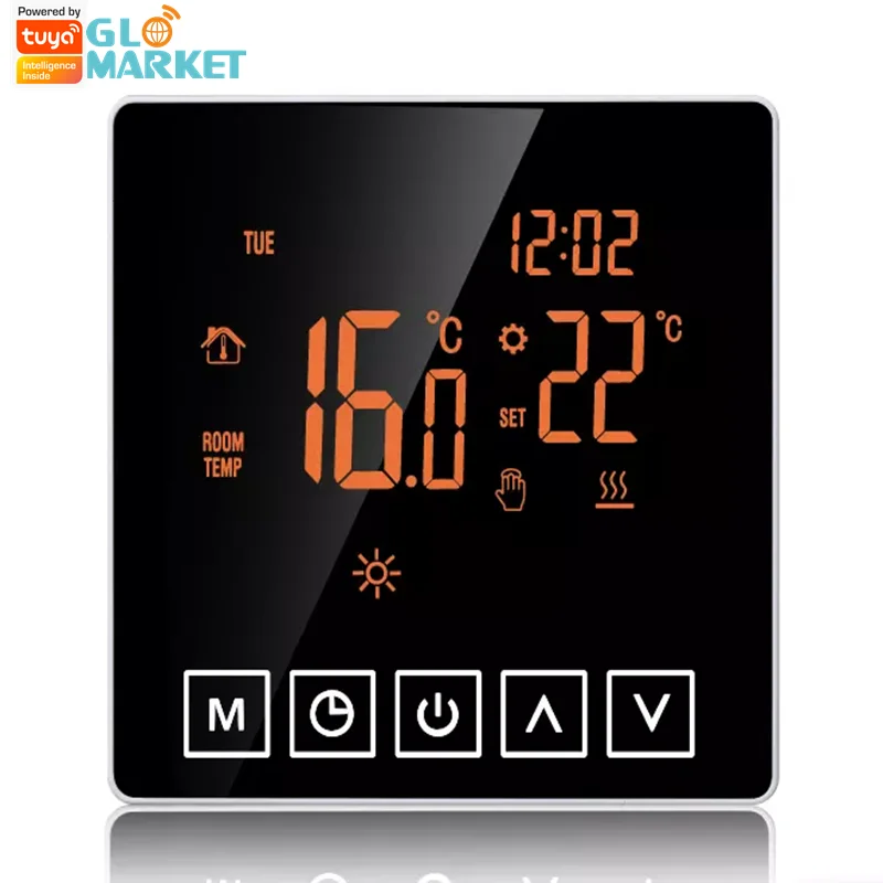 Glomarket Tuya Wifi Smart termostato Touch Screen 16A termostato regolatore di temperatura riscaldamento digitale programmabile per la casa