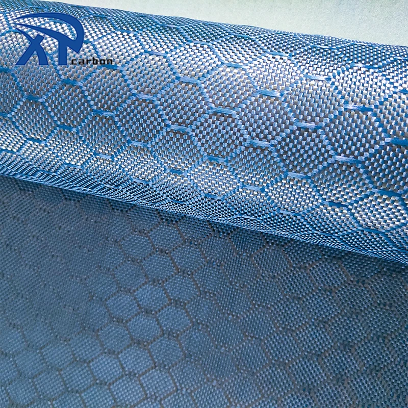 Kevlars tessuto in fibra di carbonio Aramid tessuto ibrido calcio modello in fibra di carbonio