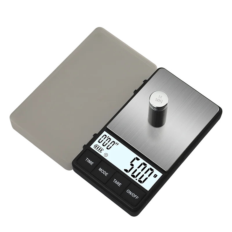 Changxie 1000g 0.1g Mini bilancia caffè tascabile bilancia personale Timer elettronico digitale Espresso caffè bilancia da cucina