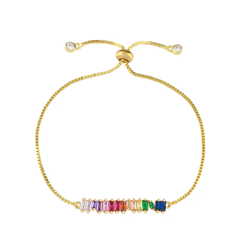 Collana colorata moda collana girocollo arcobaleno collana pendente strass cristallo arcobaleno per uomo e donna