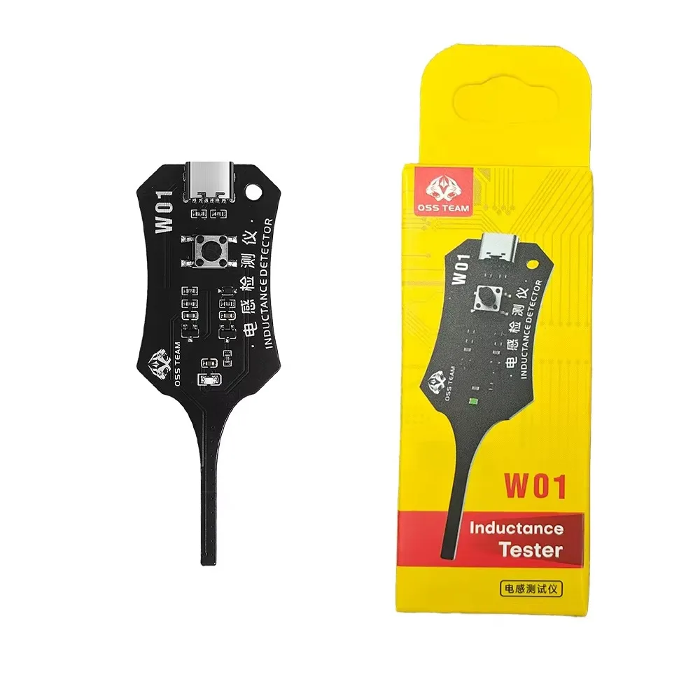 Strumento di rilevamento induttore Oss W01 scheda madre bobina Tester per la riparazione della scheda madre induzione elettromagnetica rapido errore di controllo