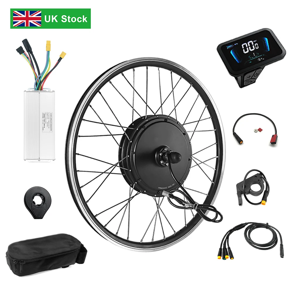 Kit di conversione per bici elettrica GreenPedel 1500W con motore mozzo posteriore brushless nuova innovazione disponibile nel Regno Unito motore mozzo 48V