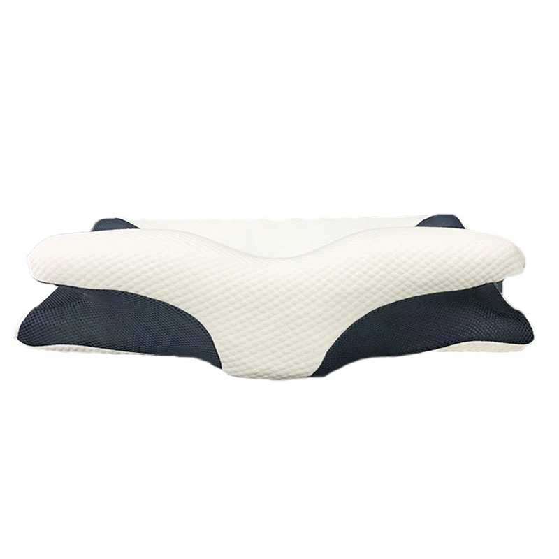 Cuscino memory a forma di farfalla protezione del collo cuscino in cotone memory a rimbalzo lento cuscino cervicale per la salute