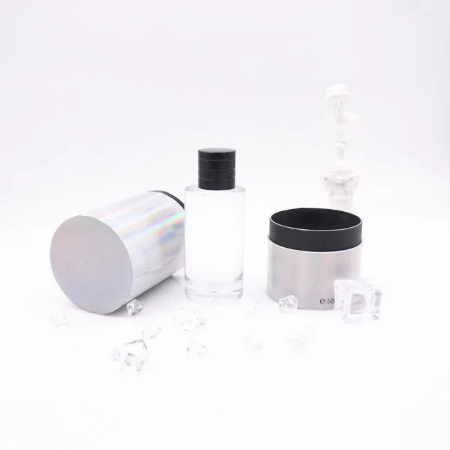 Tappo di bottiglia di profumo di lusso 30ml flacone di profumo riutilizzabile in vetro spray 50ml 100ml confezione di bottiglie di profumo con scatola di carta