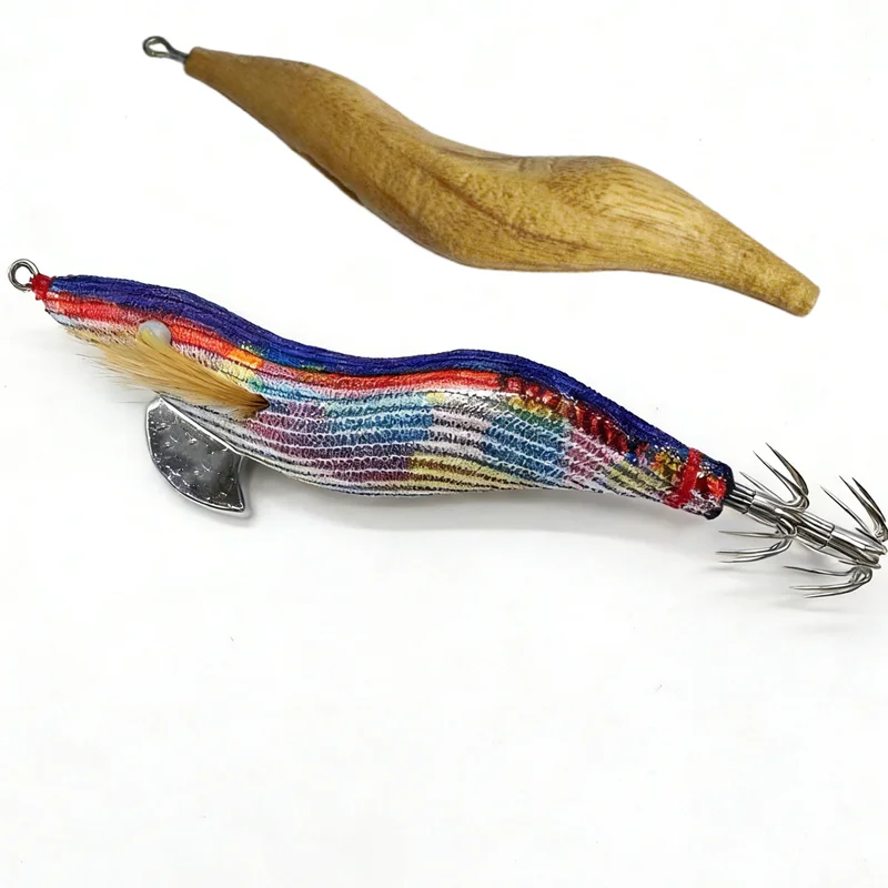Amo da pesca BKK Hook 3.0 UV Egi Octopus Wood Shrimp Poplar Wood Shrimp Squid Jig esca luminosa per polpo e seppia