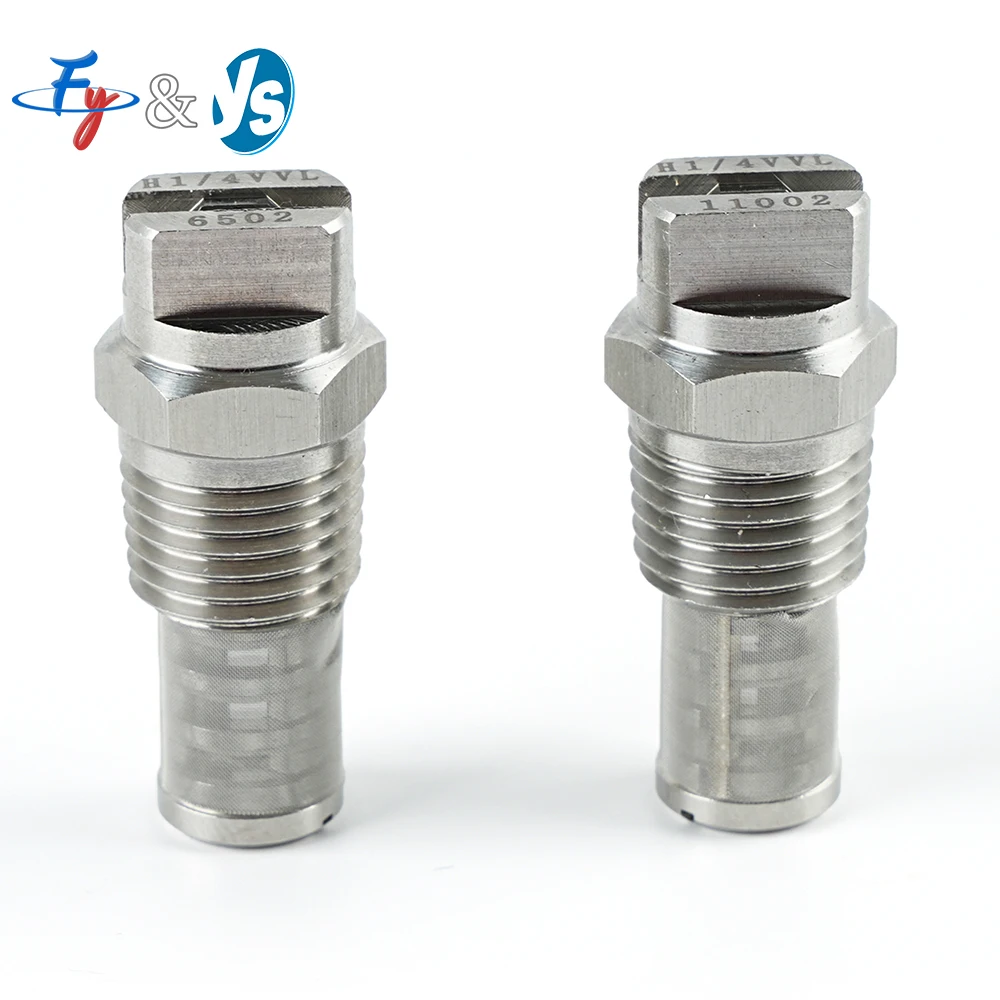 YS ugello piatto HVV-L 304 del ventilatore con il filtro ugello di spruzzo piano del getto di V ugello di spruzzo del ventilatore piatto
