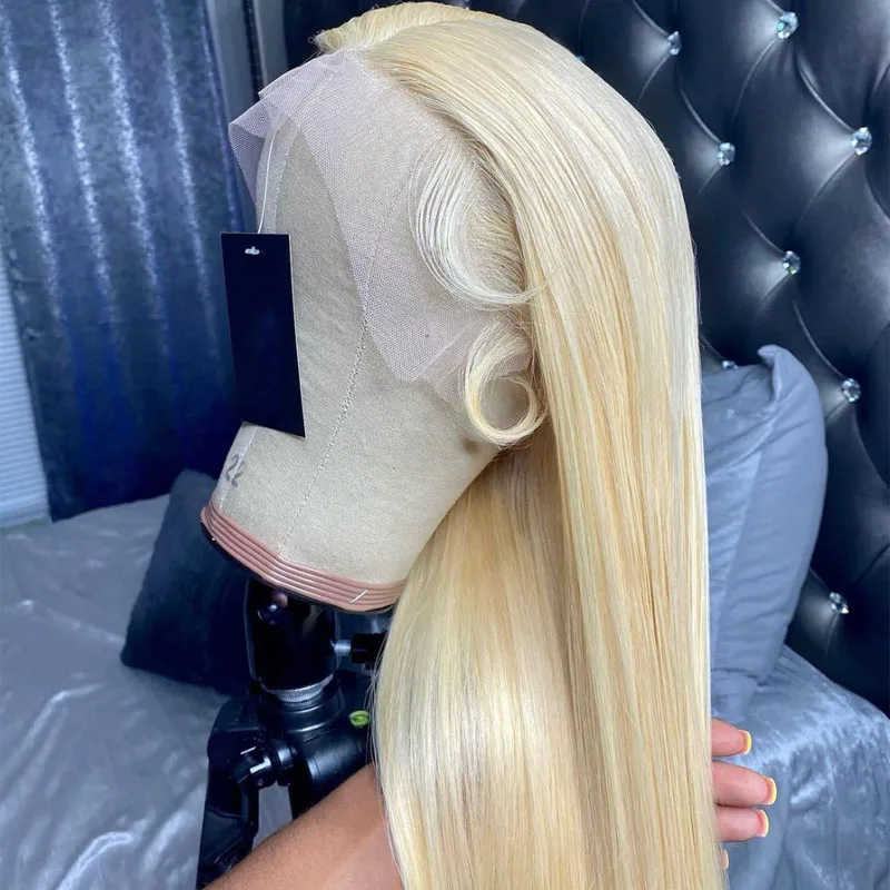 Parrucca frontale in pizzo 613 Hd bionda 13x4 13x6 capelli umani grezzi in pizzo biondo miele parrucche frontali 613 Hd trasparente in pizzo pieno parrucca capelli umani