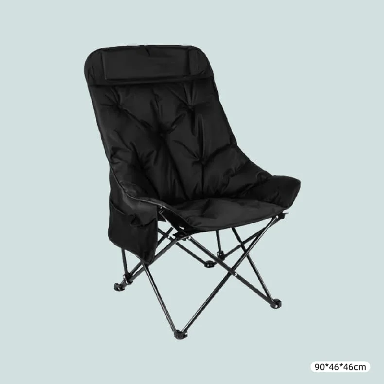 Sedia Pieghevole da Viaggio per Bambini Sedia Pieghevole Portatile da Giardino Sedia Pieghevole Regolabile da Spiaggia Sedia Sospesa da Campeggio per Esterni Dondolo a LED a Forma di Luna