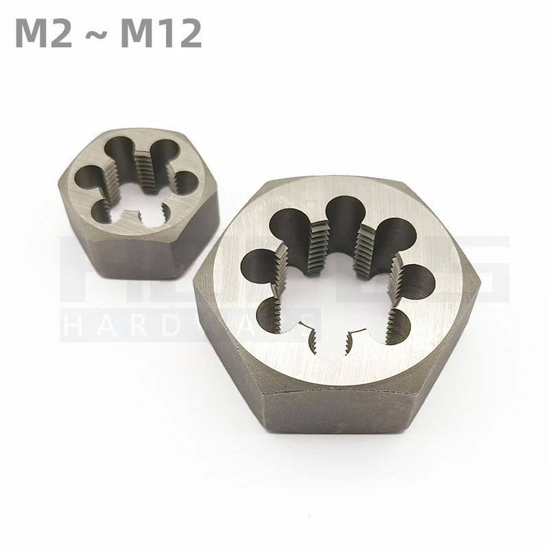 Vite A testa esagonale Filo di rotolamento Muore M2 M2.5 M3 M3.5 M4 M4.5 M5 M5.5 M6 M7 M8 M9 M10 M11 M12 grossa multa passo su misura