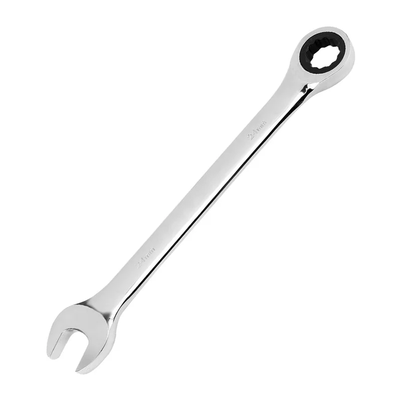 Chiave a cricchetto metrica con 5 inserti ° Chiave a cricchetto con movimento ampio e 72 denti per progetti in spazi stretti metrici