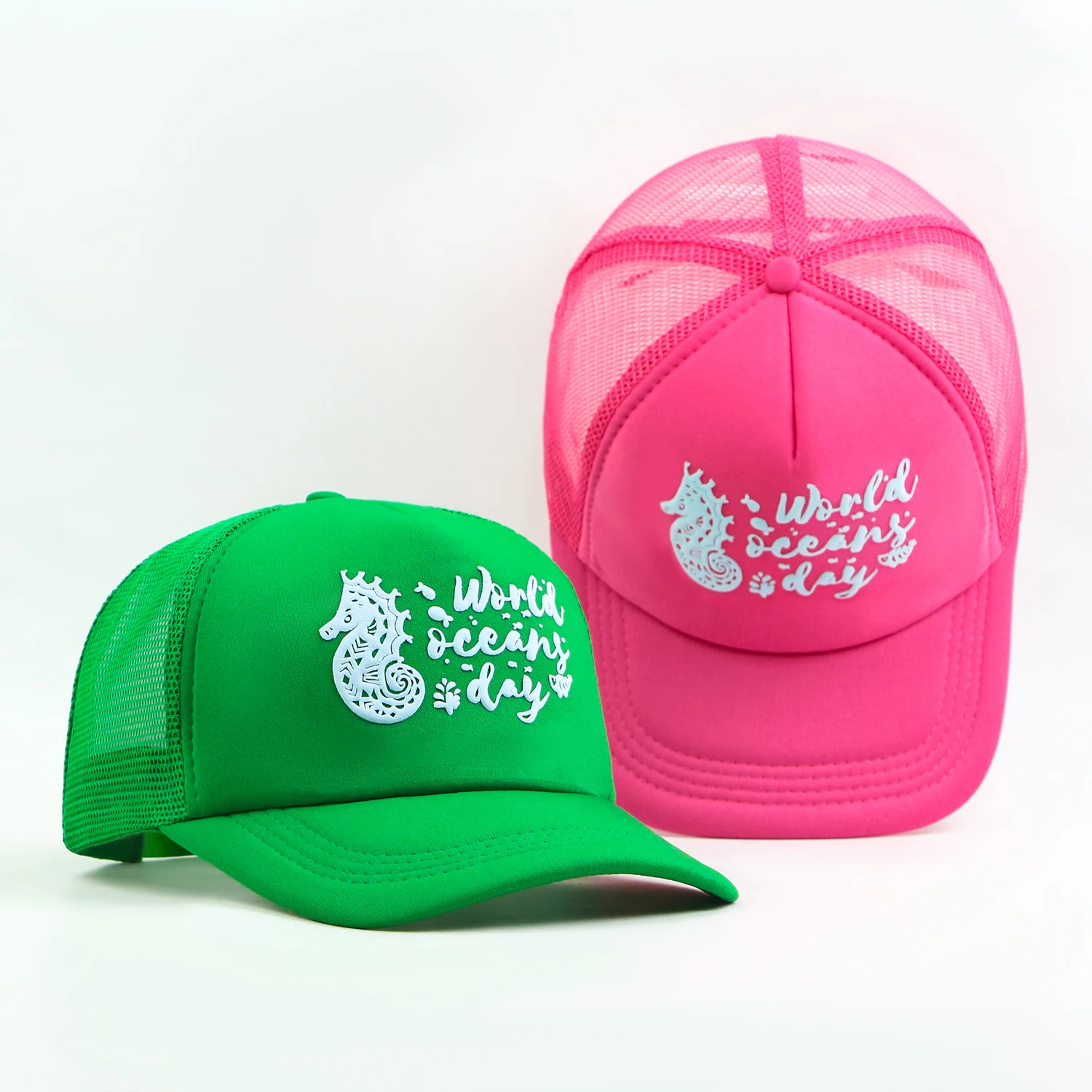 Cappello Trucker Unisex a 5 Pannelli in Schiuma e Rete con Logo Personalizzato Cappellino da Baseball con Stampa in Schiuma