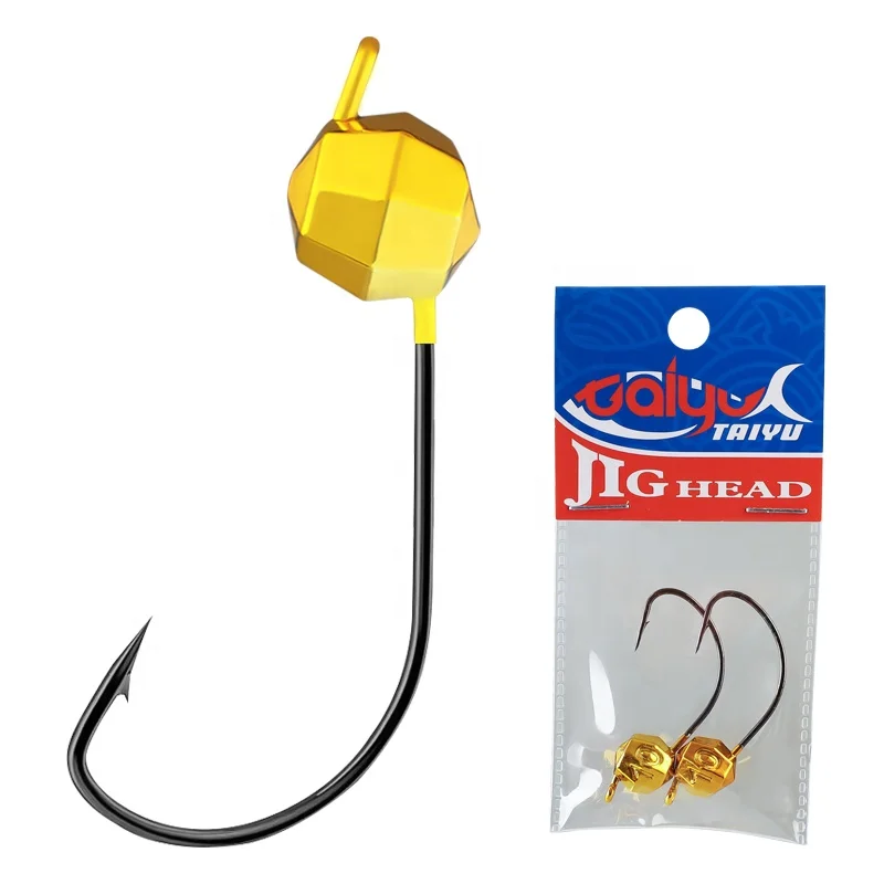 DN 5g 7g 10g 14g 2 pz/borsa lustro metallico e colori abbaglianti Jig teste pesca 6 colori calcio acqua salata giga