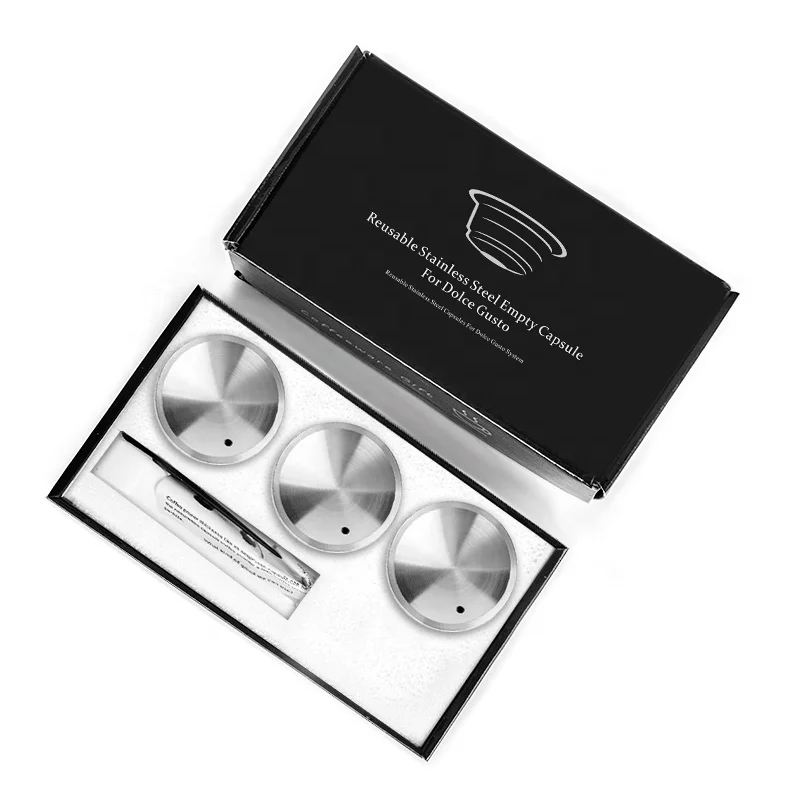 3 cialde Wareset professionale caffè Espresso caffettiera Cafetera Accesorios macchina da caffè Per Dolce gusto capsula di caffè ricaricabile