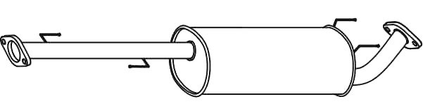 VEGAZ Endschalldämpfer TS-350 für TOYOTA 17420-30250 Image