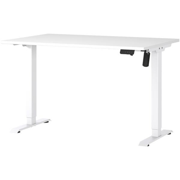 Germania-Werke Schreibtisch höhenverstellbar (elektrisch) »Profiline II« 120 cm weiß, 120x119x80 cm