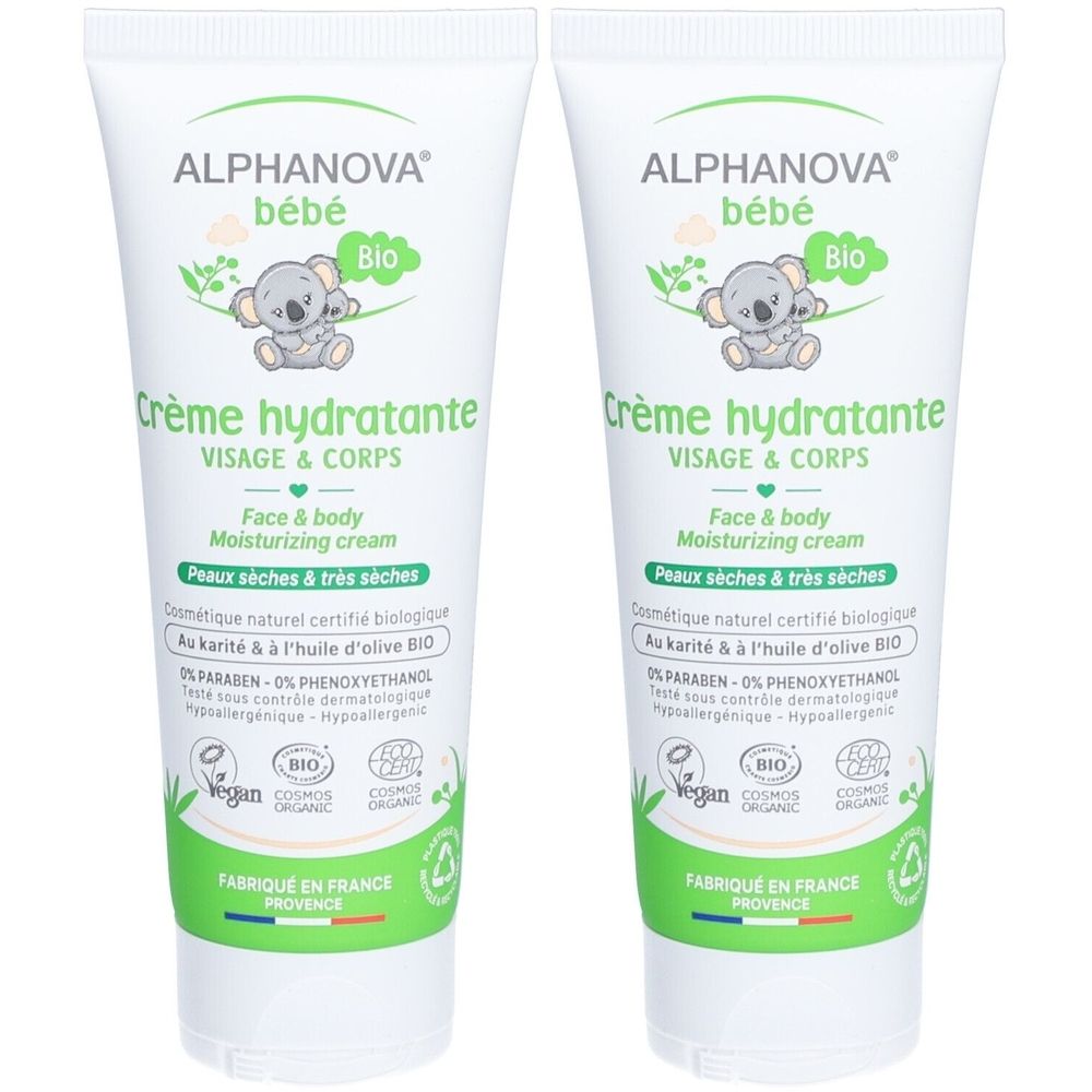 Alphanova BB CR HYD VIS Corps 75Ml x2 2x75 ml Hautcreme