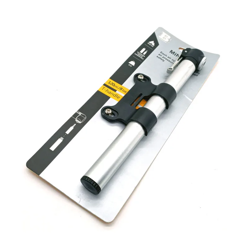 Mini bicicletta portatile pompa aria Mountain Bike compressore manuale ad alta pressione pompa pneumatico gonfiatore bici pompa aria