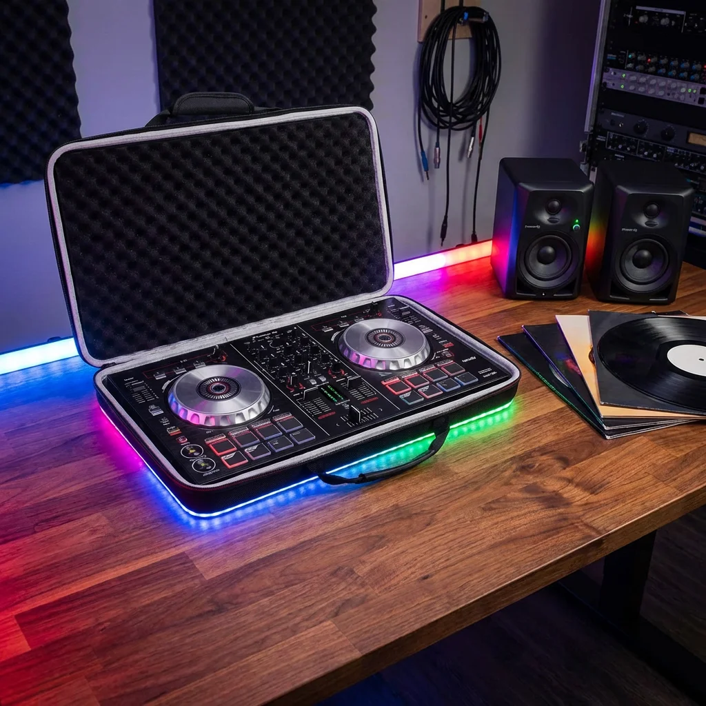 Custodia rigida in EVA per controller DJ Pioneer DDJ-SB3 DDJ-400 DDJ-1000 e RX3.