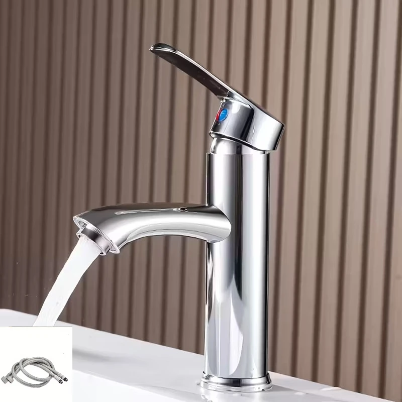 Merveilleux lavabo salle de bains évier robinet Chrome robinet d'eau main-eau bassin salle de bains salle de bains éclaboussures robinet Anti chaud et chaud
