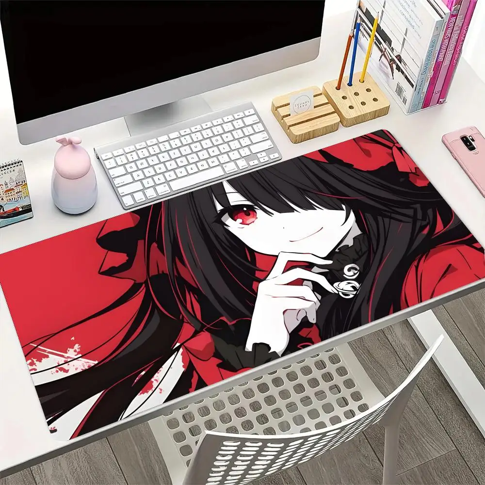 Kurumi Tokisaki Mauspad, großes Gaming-Mauspad, LockEdge, verdickte Tischunterlage für Computer, Tastatur, Schreibtisch Image