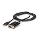 StarTech.com USB to Serial RS232 Adapter - DB9 Serial DCE Adapter Cable with FTDI – Null Modem - USB 1.1 / 2.0 – Bus-Powered (ICUSB232FTN)