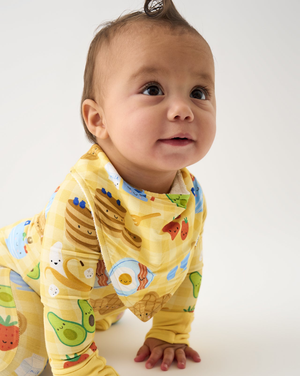 Breakfast Bunch Bamboo Bandana Bib - OSFA