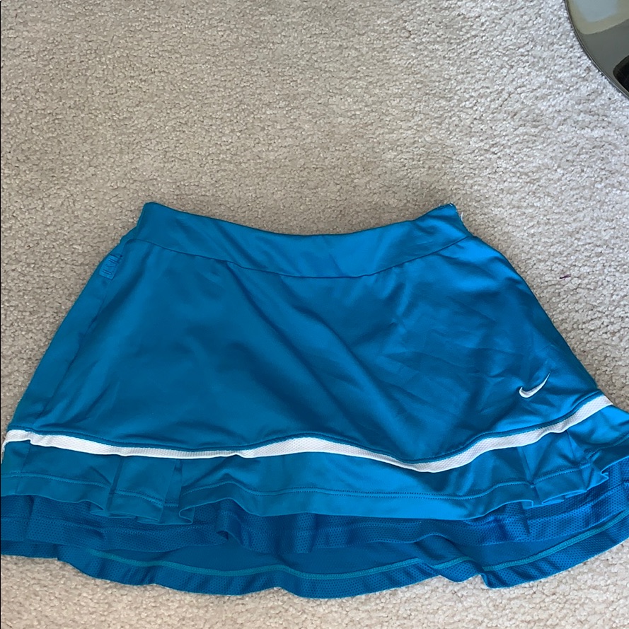 Nike Skirts | Cute Nike Tennis Skirt | Color: Blue | Size: Xs