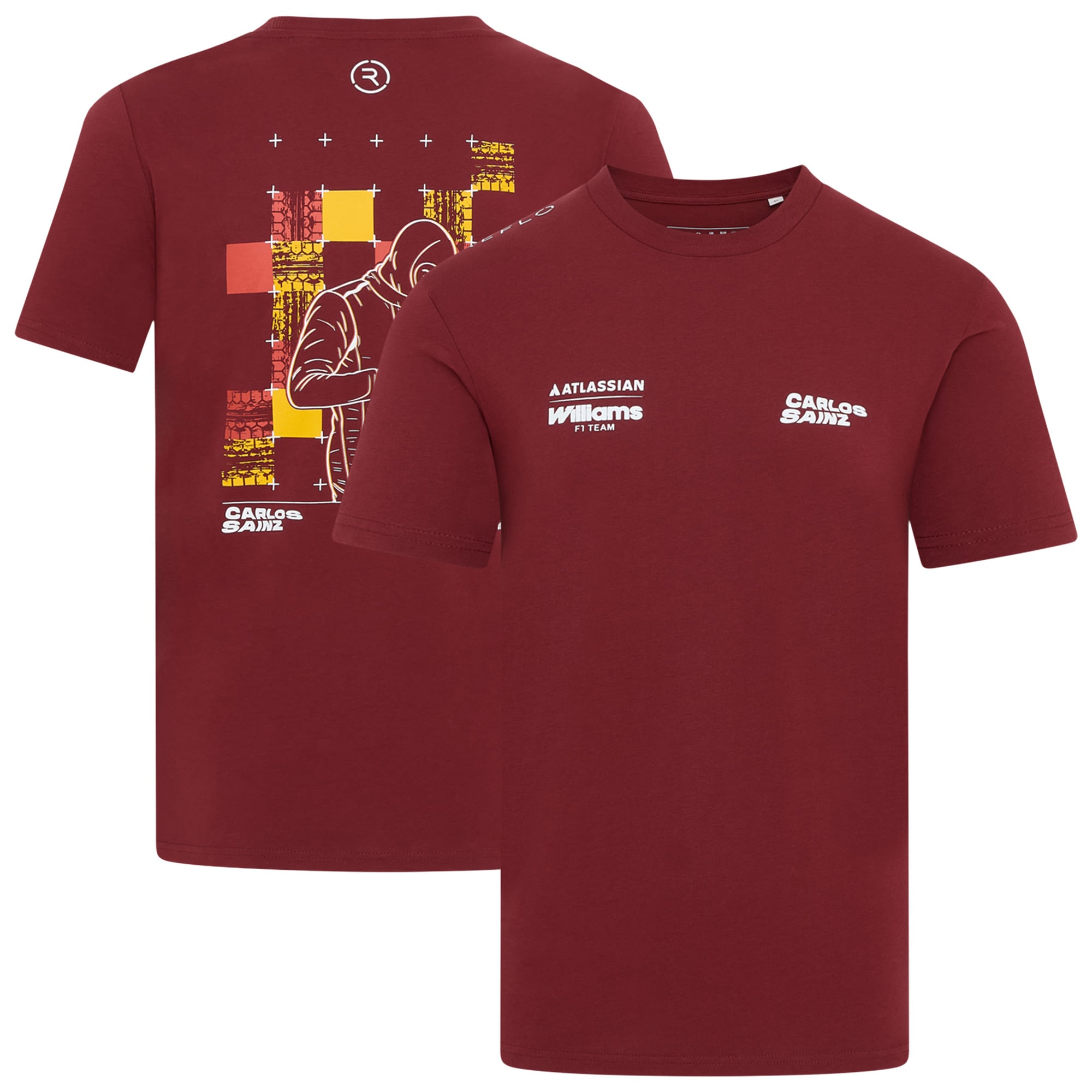 T-shirt graphique unisexe Rokit Williams Racing X Reflo Carlos Sainz - unisexe Taille: XS