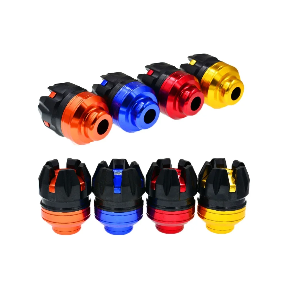2 pezzi di protezione per ruote per moto, protezione colorata, protezione per moto, protezione per crash, protezione per motocross, cursore per telaio ruota