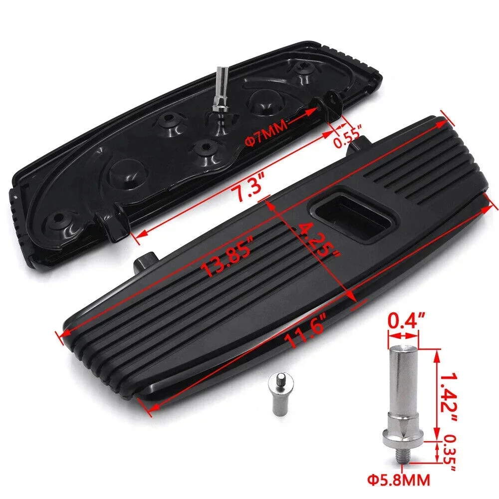 Motorradteile Hana Cut vorderes Trittbrett für Harley Davidson 2012–2016 FLD 1986–2017 FL 1986–2019 Touring 08–19 Trik