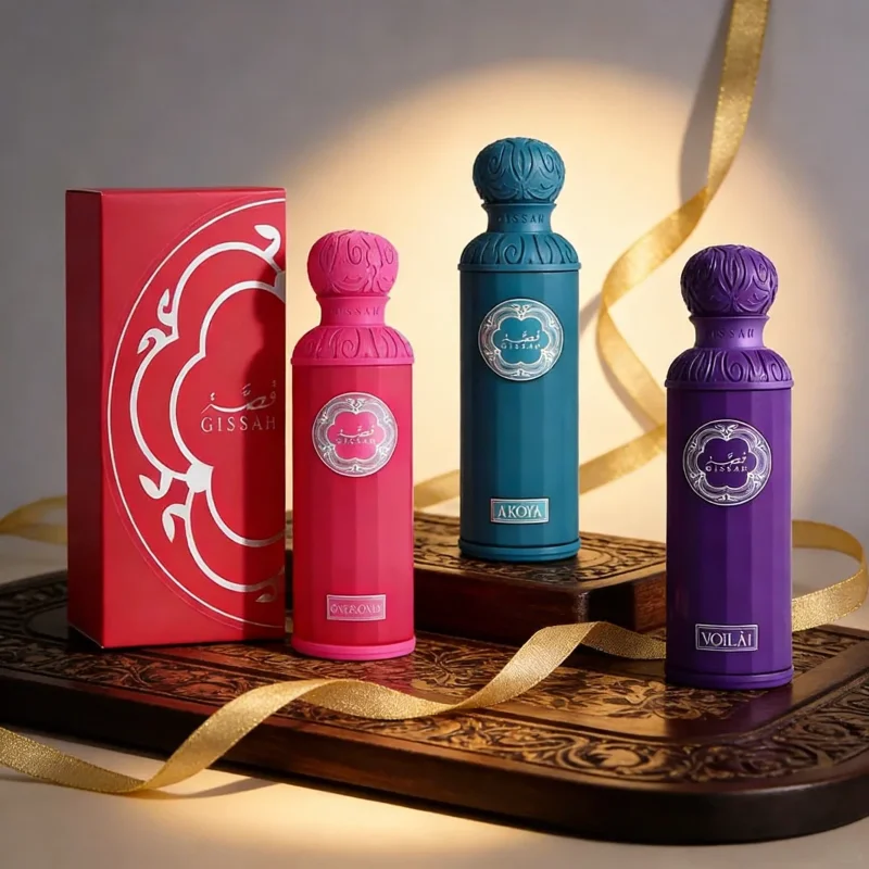 Gissah Akoya Perfume 200ML Citrus Woody Fragrance One & Only Perfume Floral Fruity Eau de Parfum Kuwaiti Perfumes