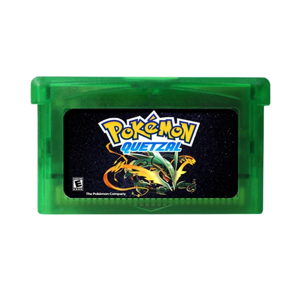 GBA Game Pokemon Quetzal Alpha8v2 Fan Game Cartridge Video Game Console Card for GBA/NDS English Language