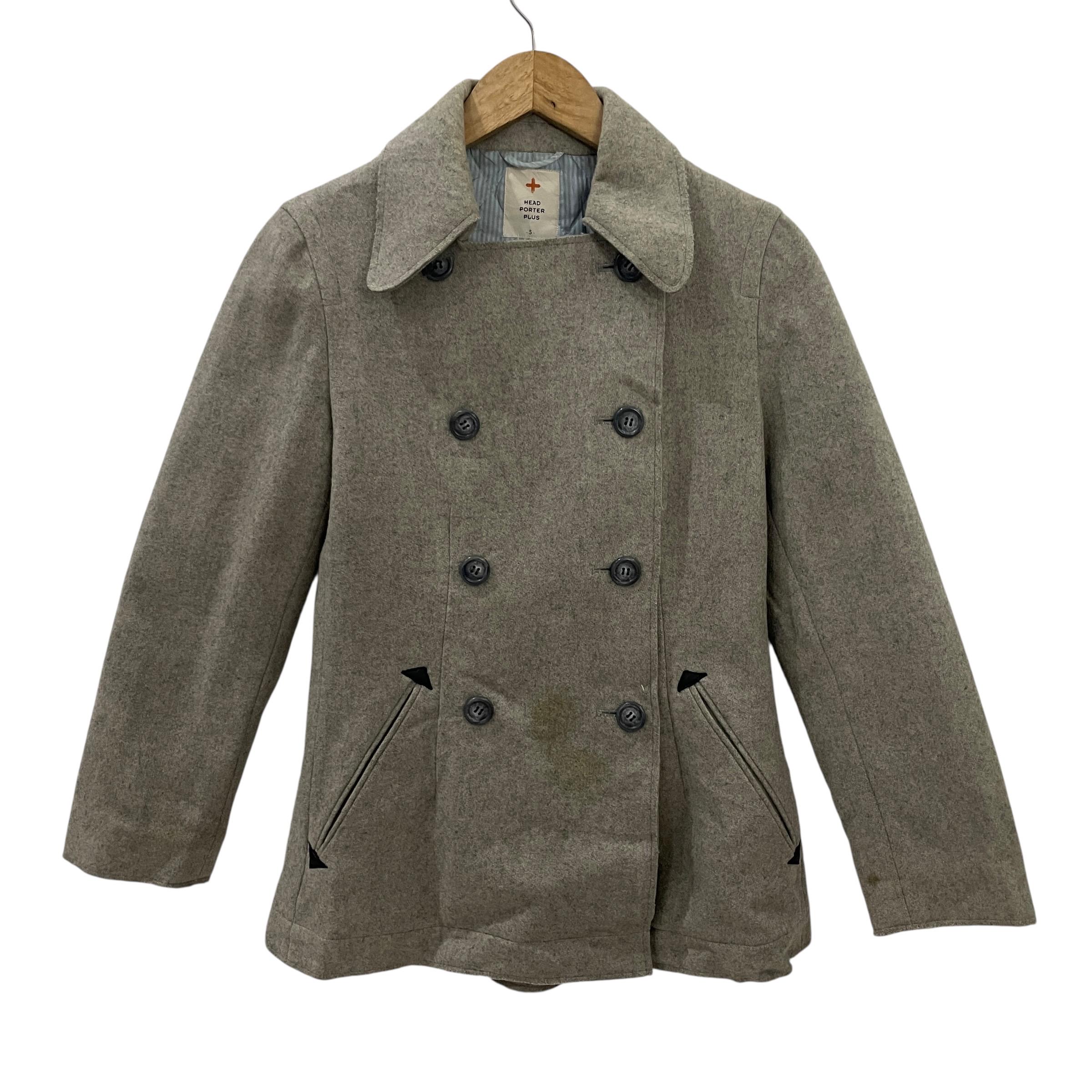 Giacca Vintage Head Porter Plus Giacca Vintage Head Porter Plus con bottoni Cappotto Vintage Head Porter Plus Taglia M