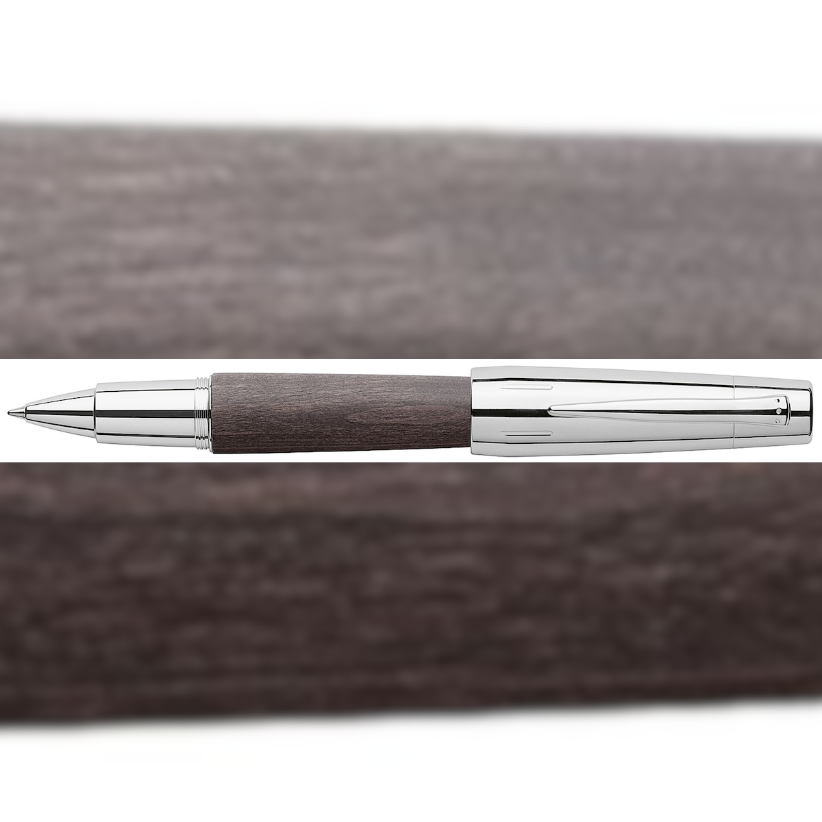 Faber Castell Tintenroller e-motion Birnb/Chr schwarz 0,5 mm Image