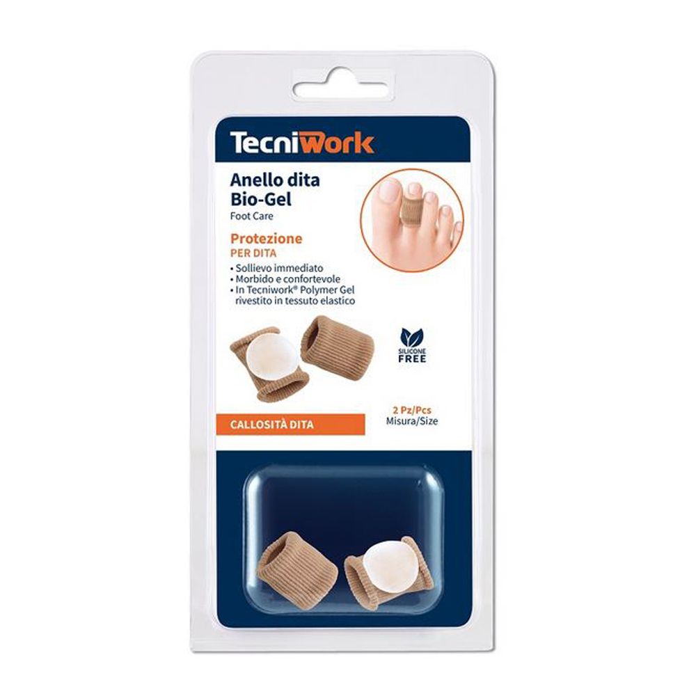 Tecniwork Biogel Anello Dita Misura M 2 pz Fasciatura