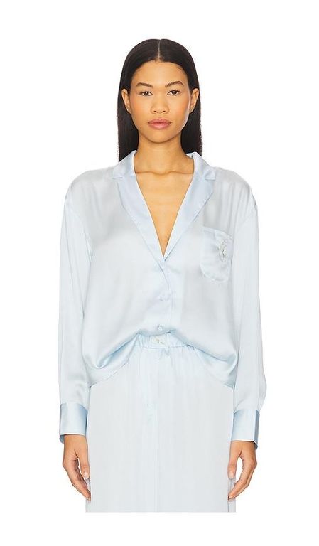 Everday Sleep Top - White - For Love & Lemons Nightwear