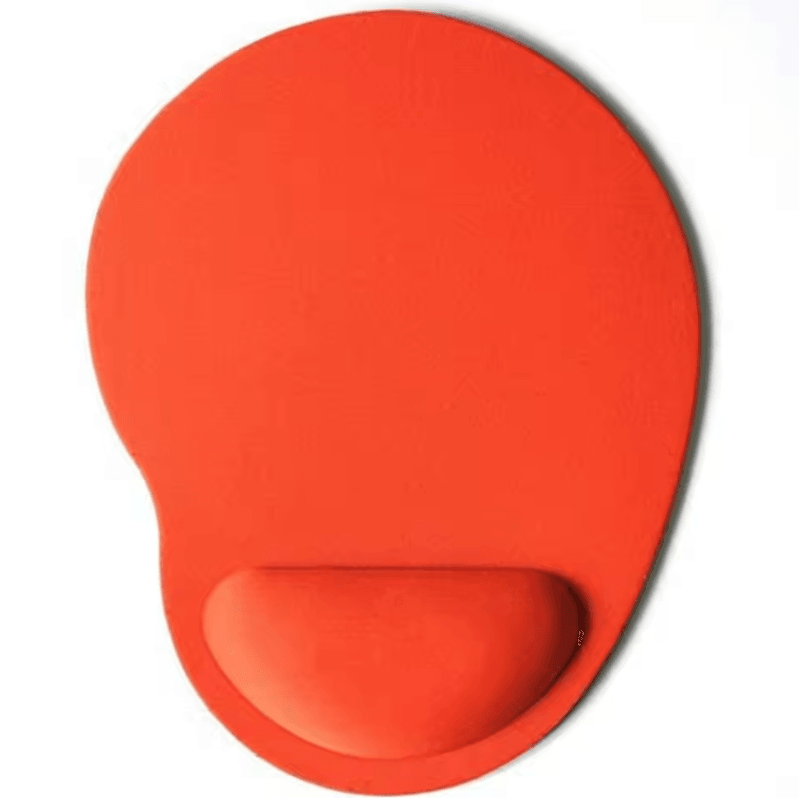 Ergonomic Mouse Pad With Wrist Support Non Slip Comfortable EVA Wrist Rest For PC & Laptop orange