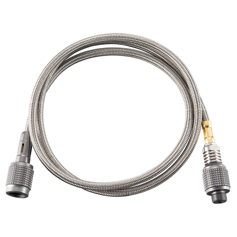 Stainless Steel BBQ Gas Stove Adapter Extension Hose For Hiking & Camping Stainless Steel BBQ Gas Stove Adapter Extension Hose For Hiking & Camping