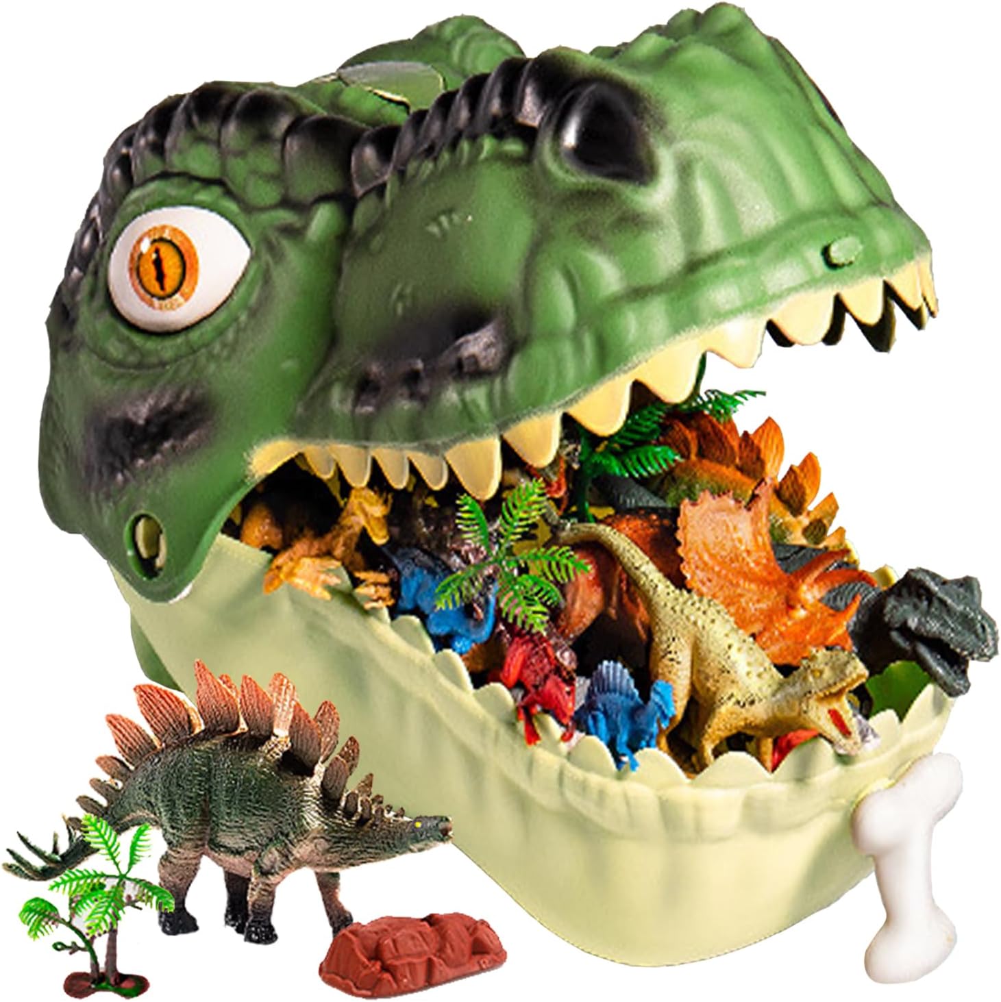 Toy Set With Storage Box, Kids Dinosaur Figurines, World Of Dinosaurs Toys Gift Toy Set With Storage Box, Kids Dinosaur Figurines, World Of Dinosaurs Toys Gift