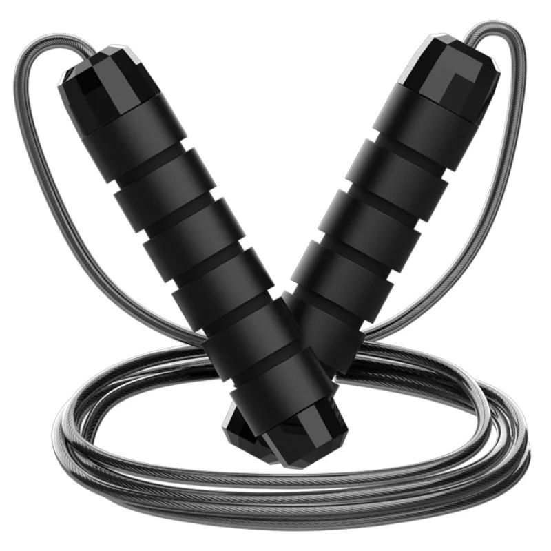 Adjustable Jump Rope Steel Wire Speed Skipping Fitness Workout Rope blue