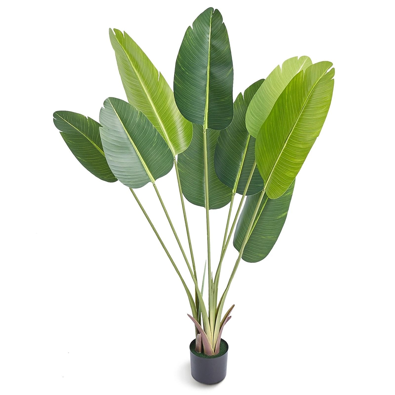 Artificial Birds Of Paradise Tree Realistic Faux Green Plant For Home & Office Decor Artificial Birds Of Paradise Tree Realistic Faux Green Plant For Home & Office Decor