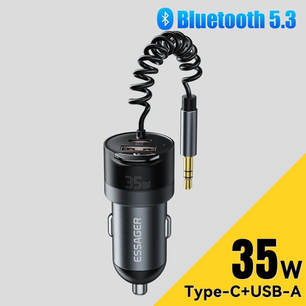 5 in 1 Wireless Audio & High Speed Power Hub grey