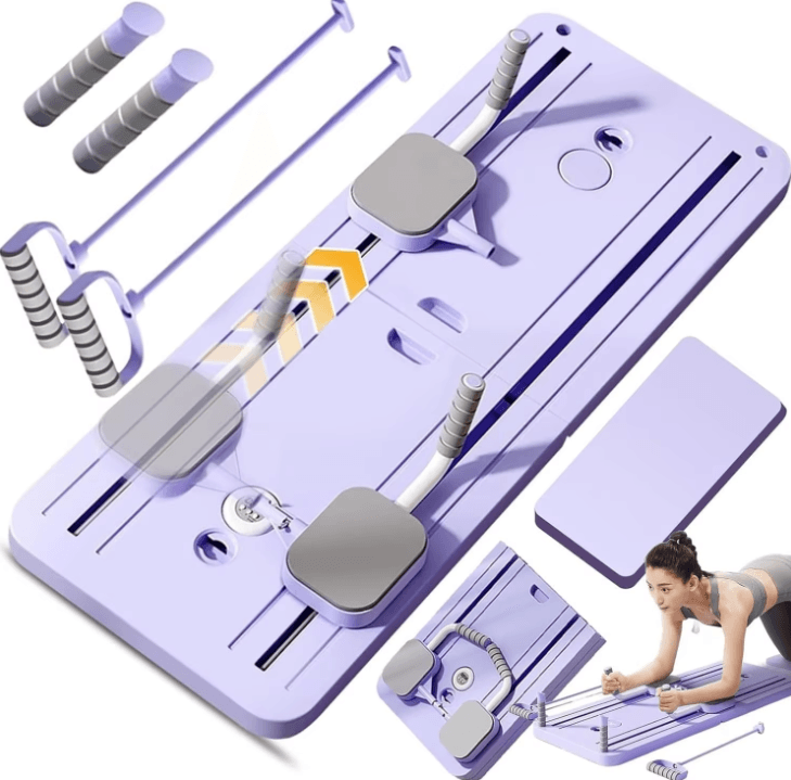 U.S FAST SHIPPING!!! Adjustable Pilates Board, Home Workout | Ab & Push up Workout Board Yoga purple