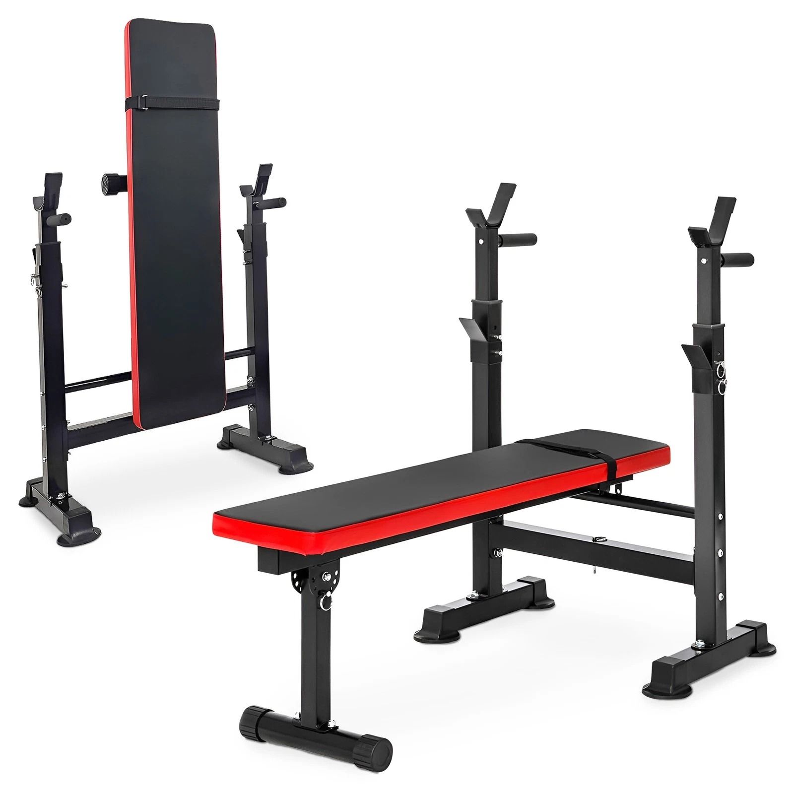 Balance From Multifunctional Adjustable Workout Station With Squat Rack For Home Gym Balance From Multifunctional Adjustable Workout Station With Squat Rack For Home Gym
