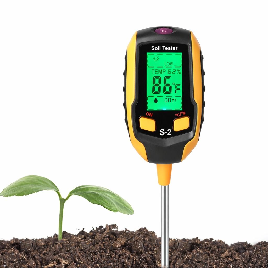 Digital Soil PH Meter Tester Accurate Moisture, Humidity, Light & Temperature Tester For Garden Plants Digital Soil PH Meter Tester Accurate Moisture, Humidity, Light & Temperature Tester For Garden Plants