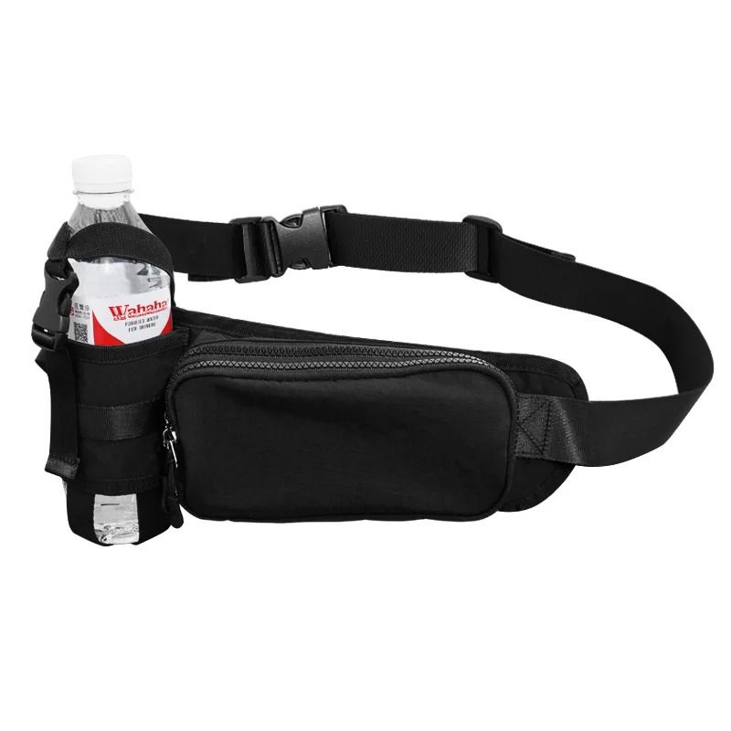Ultralight Running Waist Bag With Bottle Holder Nylon Sports Waist Belt Pack For Phone And Essentials Ultralight Running Waist Bag With Bottle Holder Nylon Sports Waist Belt Pack For Phone And Essentials