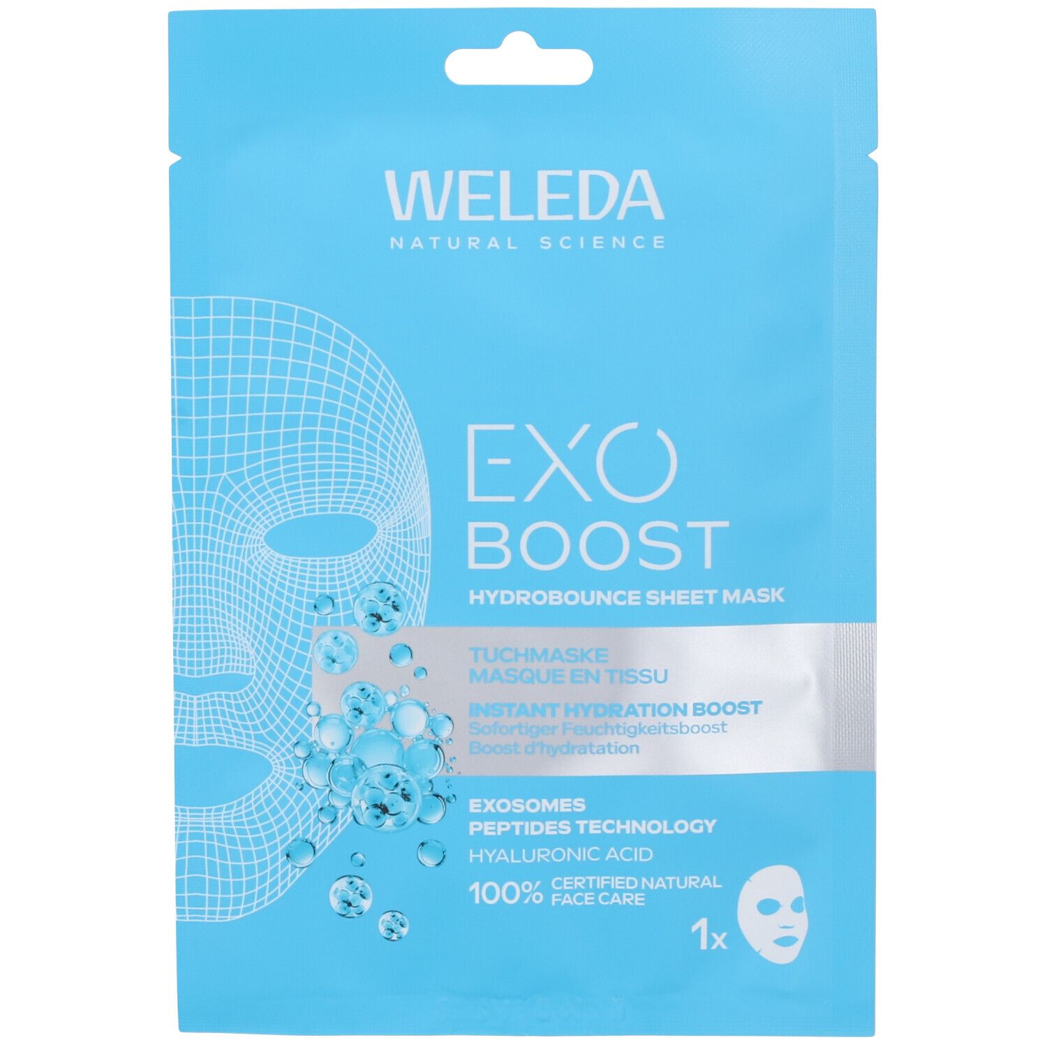 Weleda Maschera Viso Idratante Exo Boost 20 ml viso
