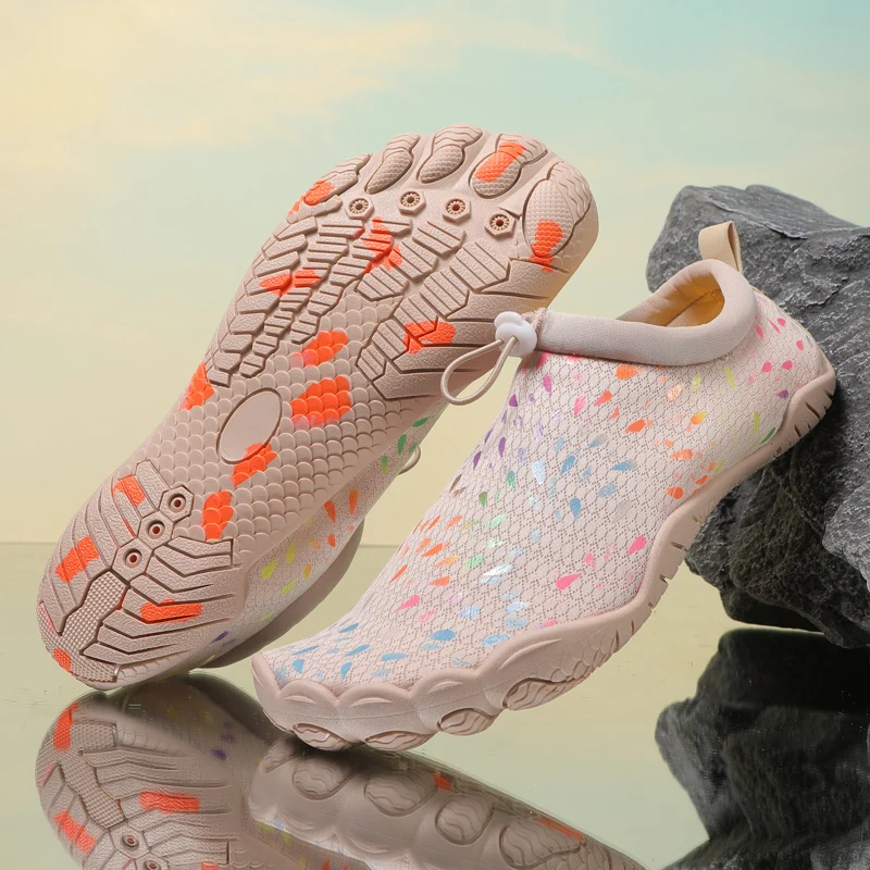 Unisex-Strand-Wasserschuhe, schnell trocknende Outdoor-Wasserschuhe, leichte, atmungsaktive, rutschfeste Fitness-Sportschuhe