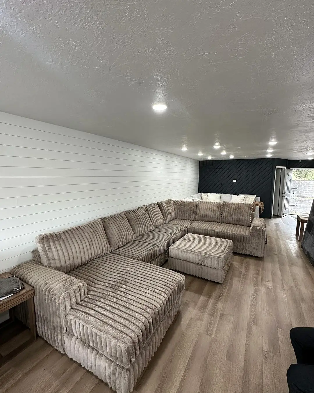 Vakuumverpackte Sektional-Sofas Luxus Wohnzimmer Weißes Wolken-Sofa Modulares Komprimiertes Sofa-Set Möbel Image