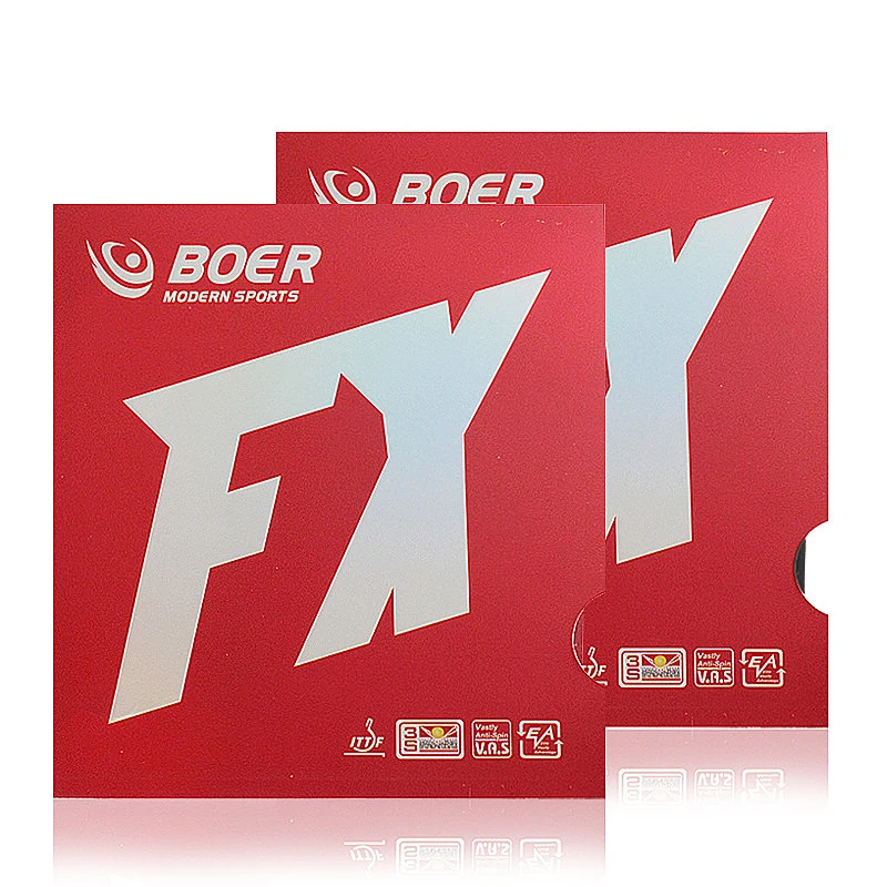BOER Tischtennisgummis FX Training Ping-Pong-Gummis mit elastischen Noppen aus hartem Schwamm Image
